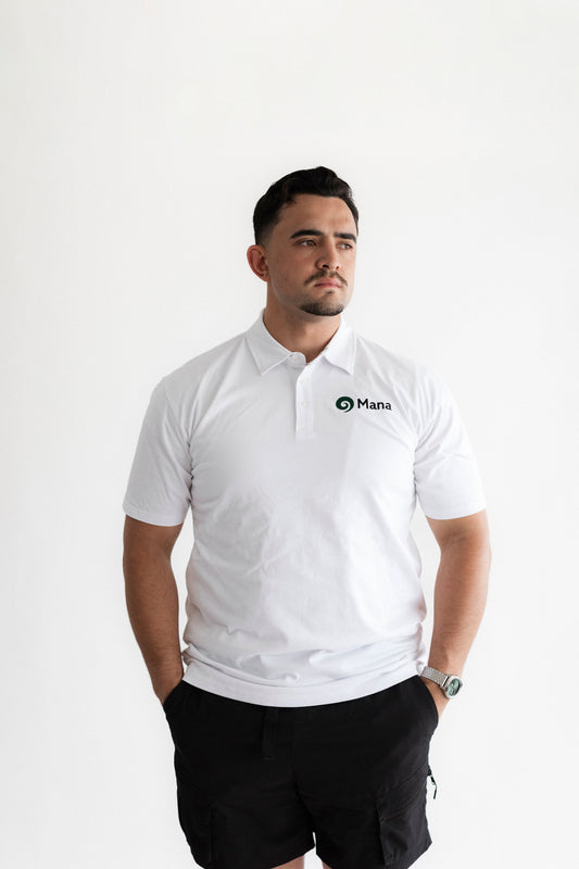 Men's Polo - White